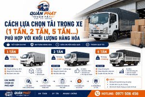 Cách Lựa Chọn Tải Trọng Xe Phù Hợp