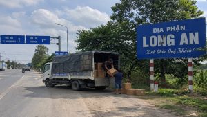 thuê xe tải chở đồ về Long An