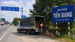 thuê xe tải chờ đồ về tiền giang